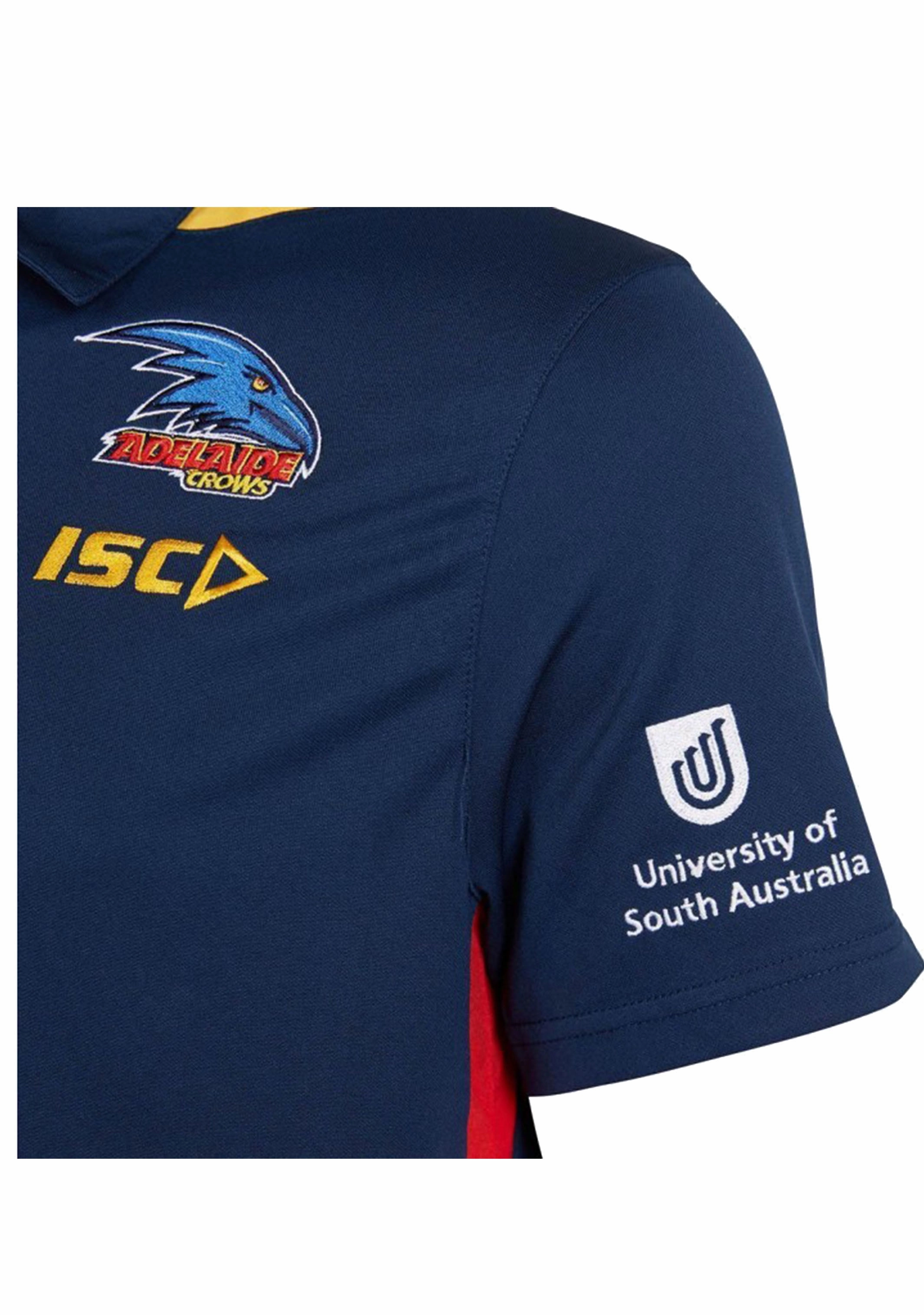 ISC Adelaide Crows 2019 Mens Media Polo <BR> AC19POL01M