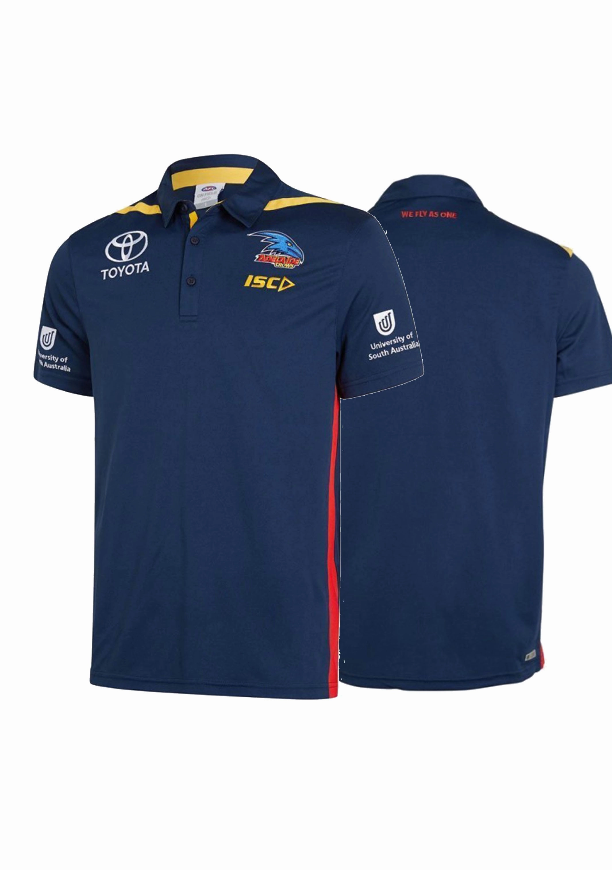 ISC Adelaide Crows 2019 Mens Media Polo <BR> AC19POL01M