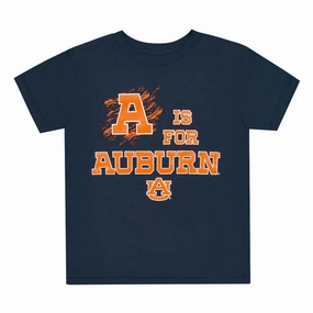 Kids' (Toddler) A Is For Auburn Tigers Short Sleeve T-Shirt (K4TWF7L92)
