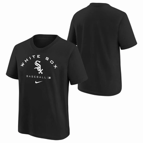 Kids Nike Chicago White Sox Authentic Collection Early Work Black Child Tee