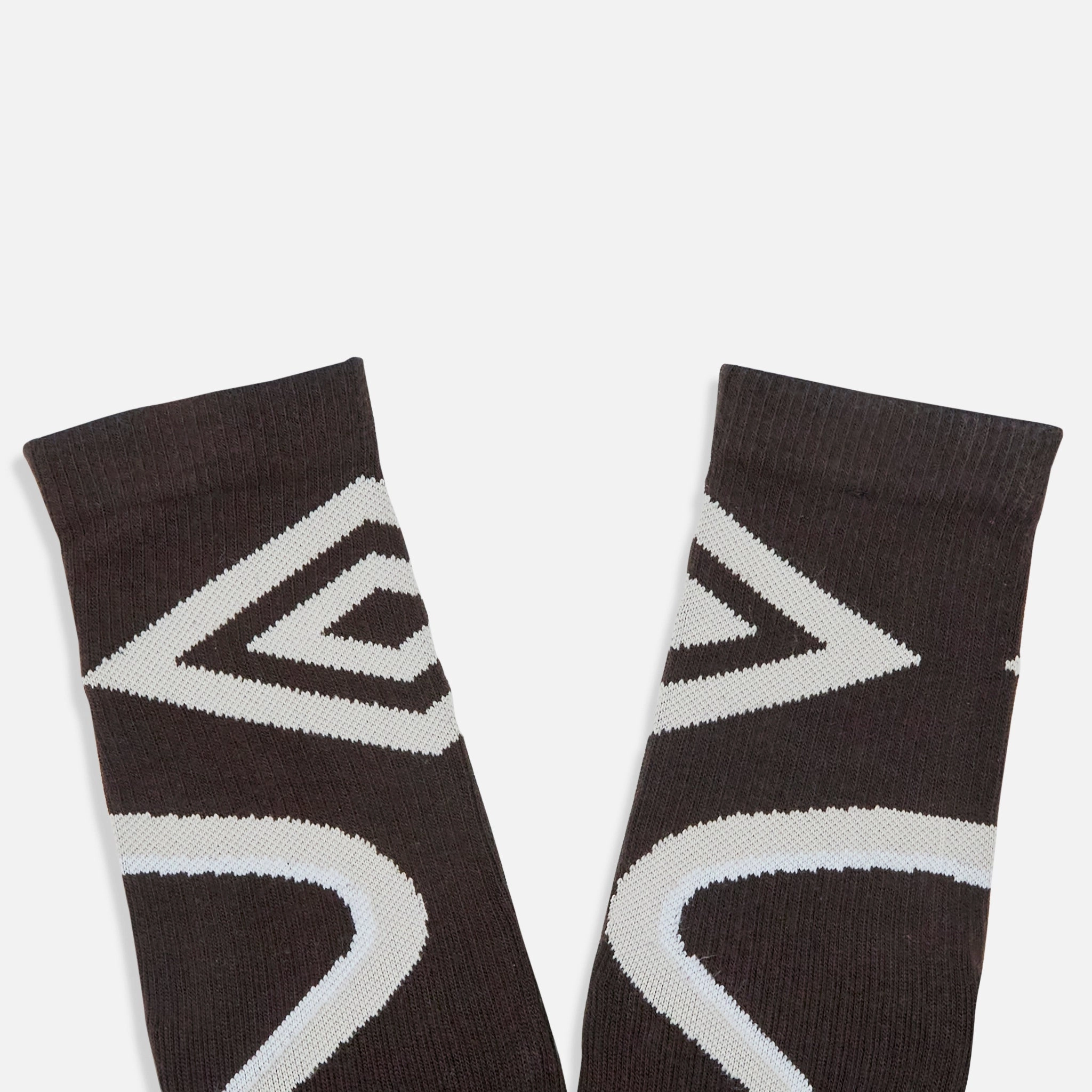 Knee High Socks Brown