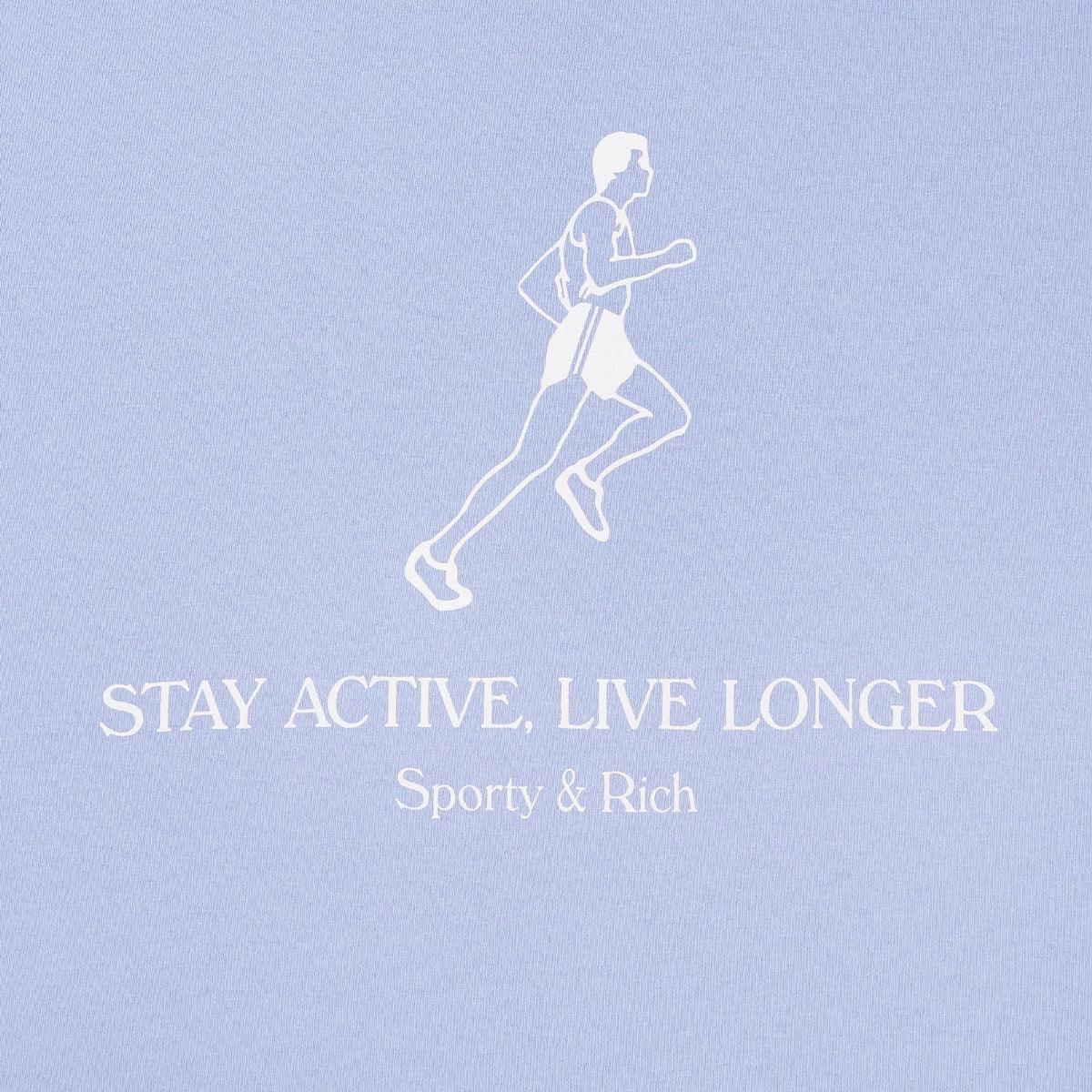 Live Longer Tee 'Periwinkle'