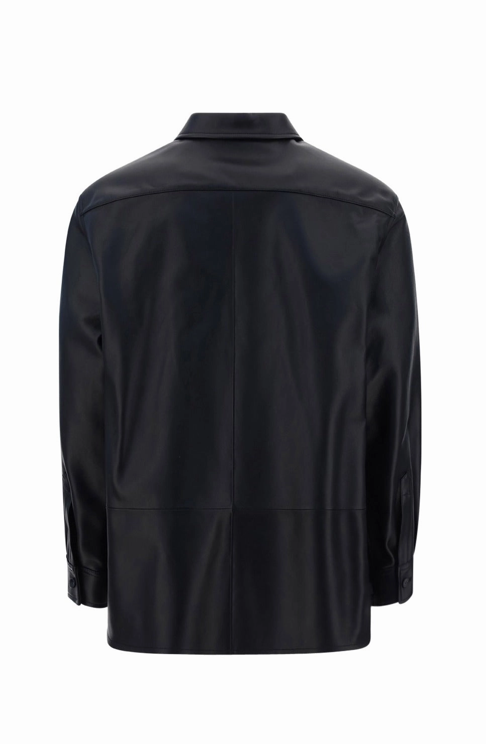Loewe Logo Embossed Zip Overshirt