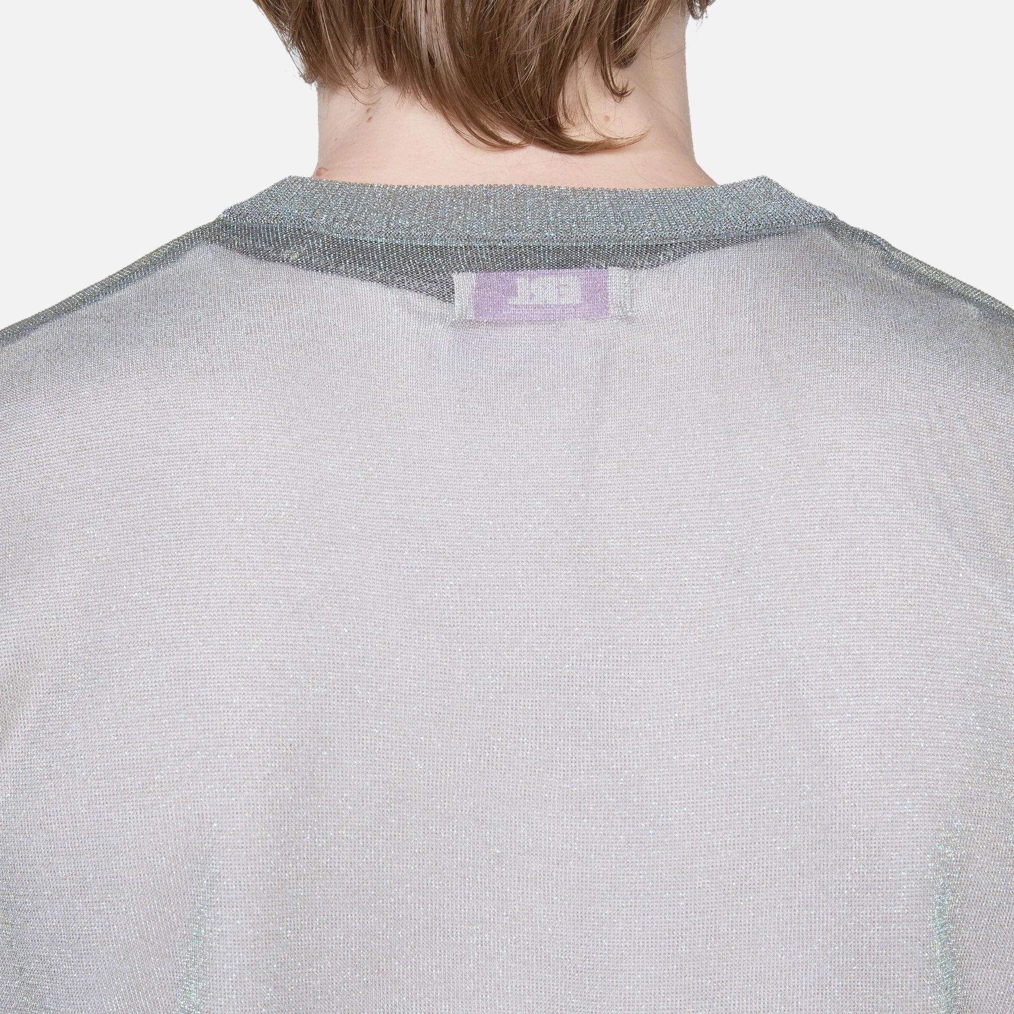 Lurex Pullover Silver