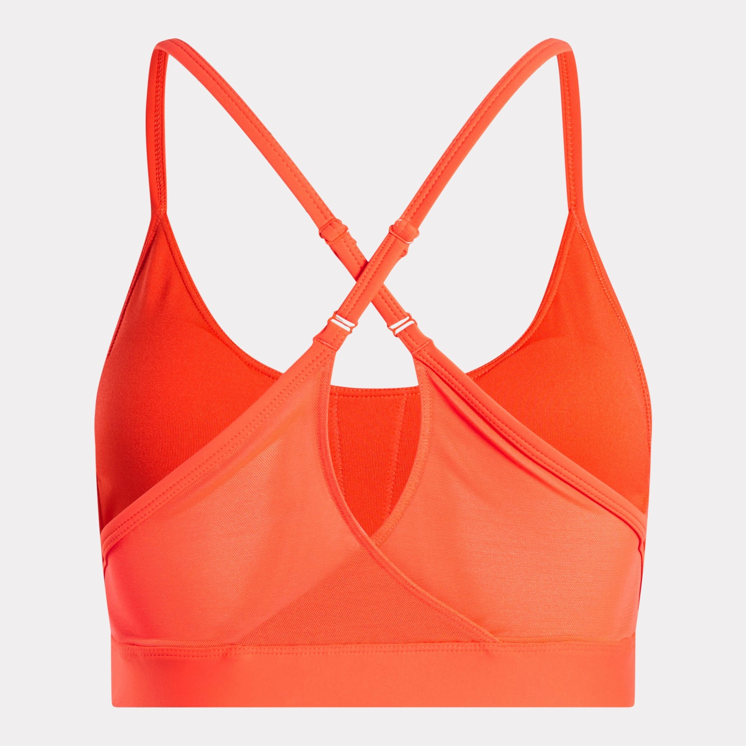 Lux Strappy Sports Bra Energy Red