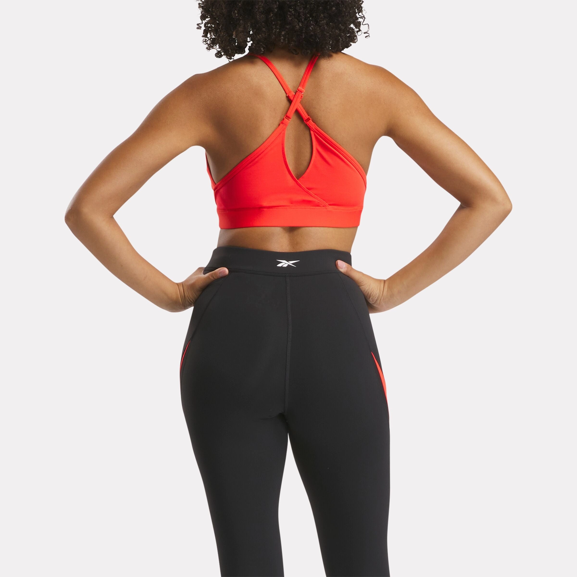 Lux Strappy Sports Bra Energy Red