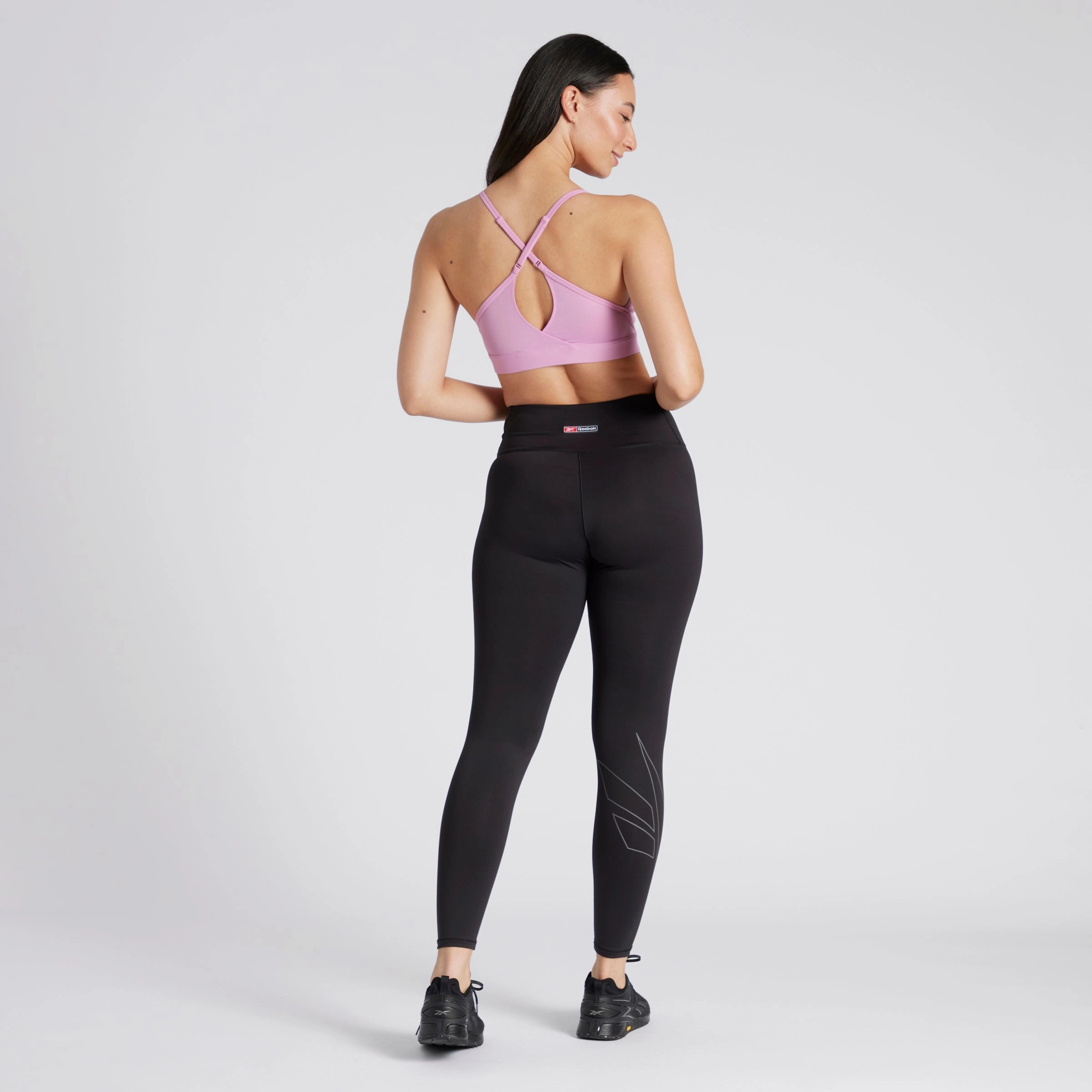 Lux Strappy Sports Bra Jasmine Pink