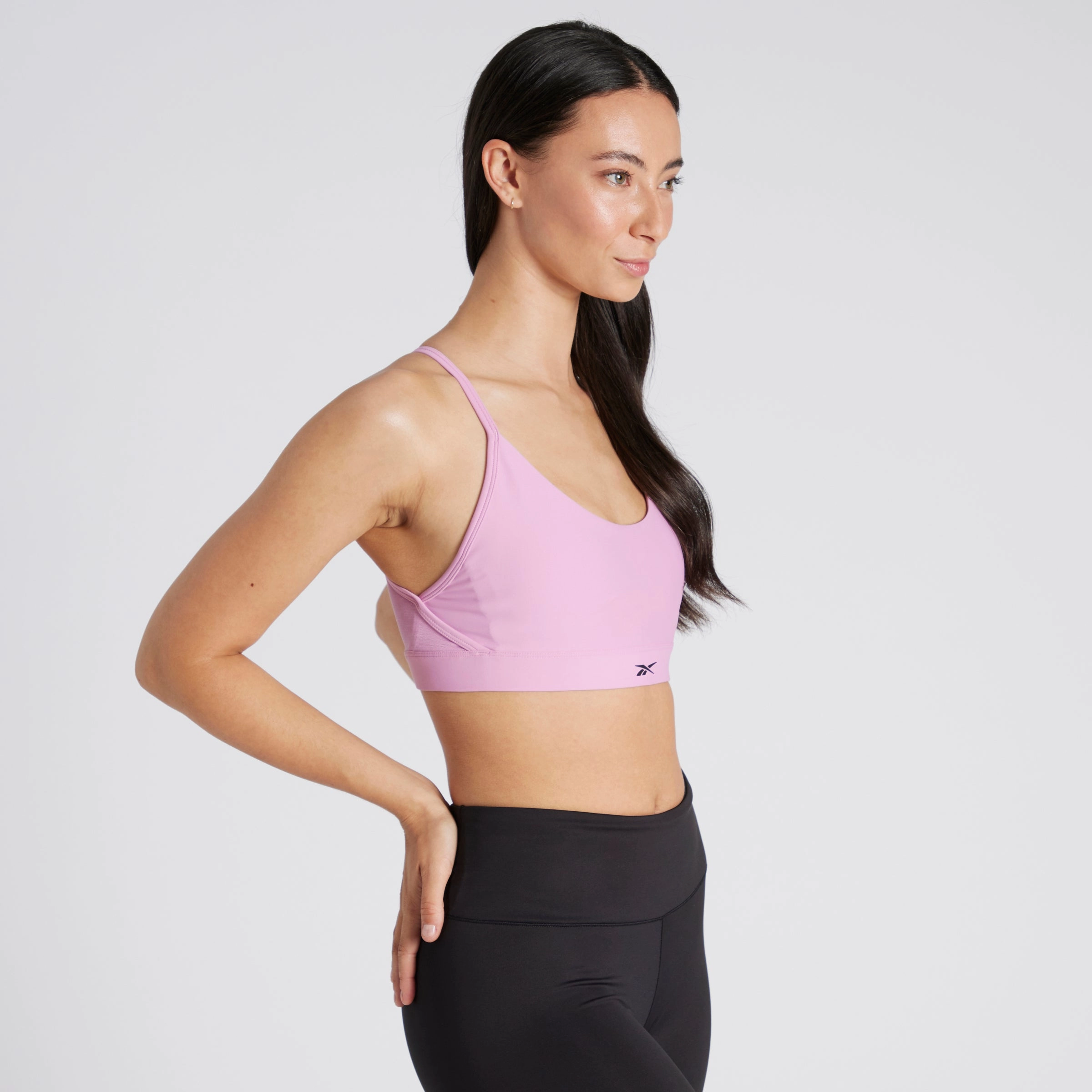 Lux Strappy Sports Bra Jasmine Pink