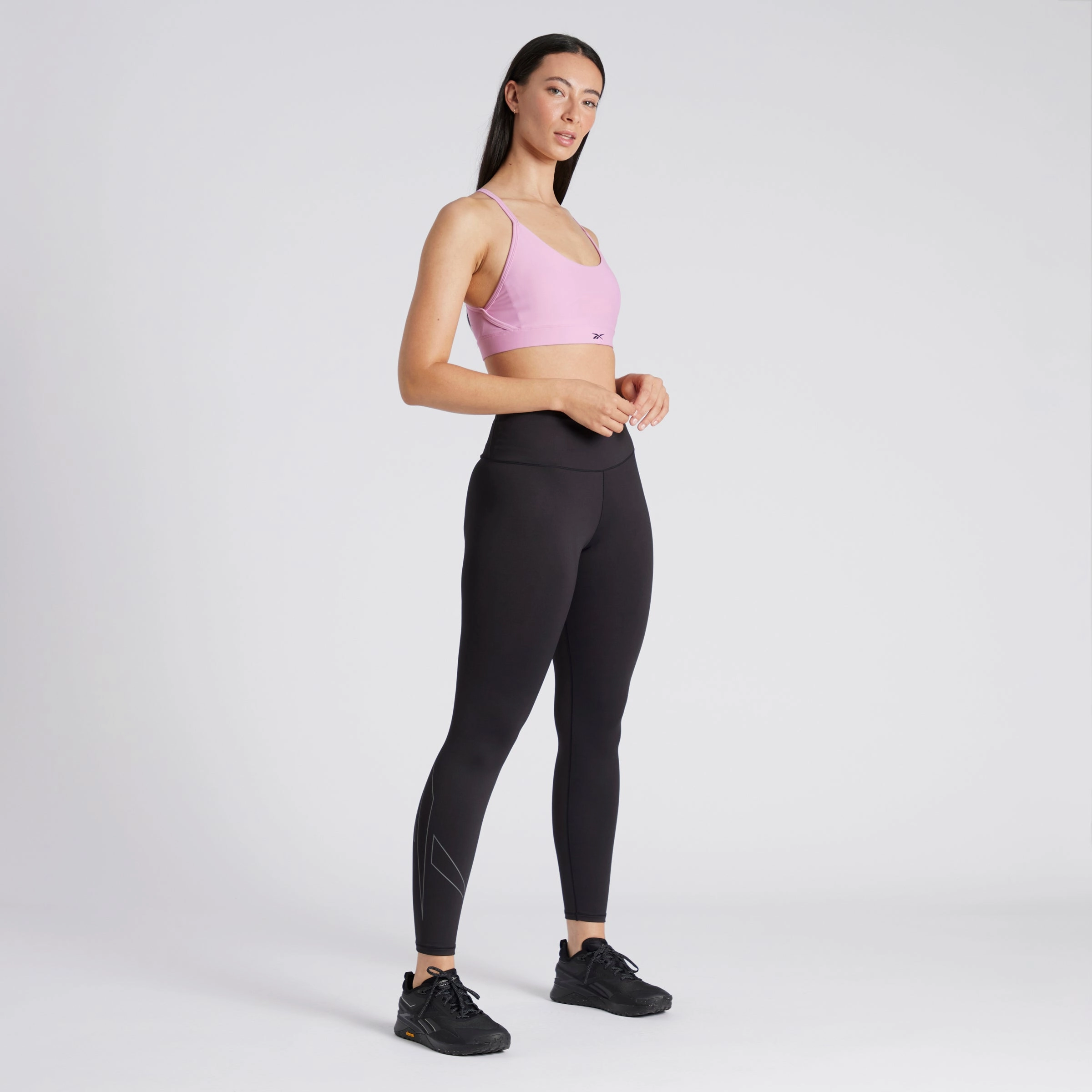 Lux Strappy Sports Bra Jasmine Pink