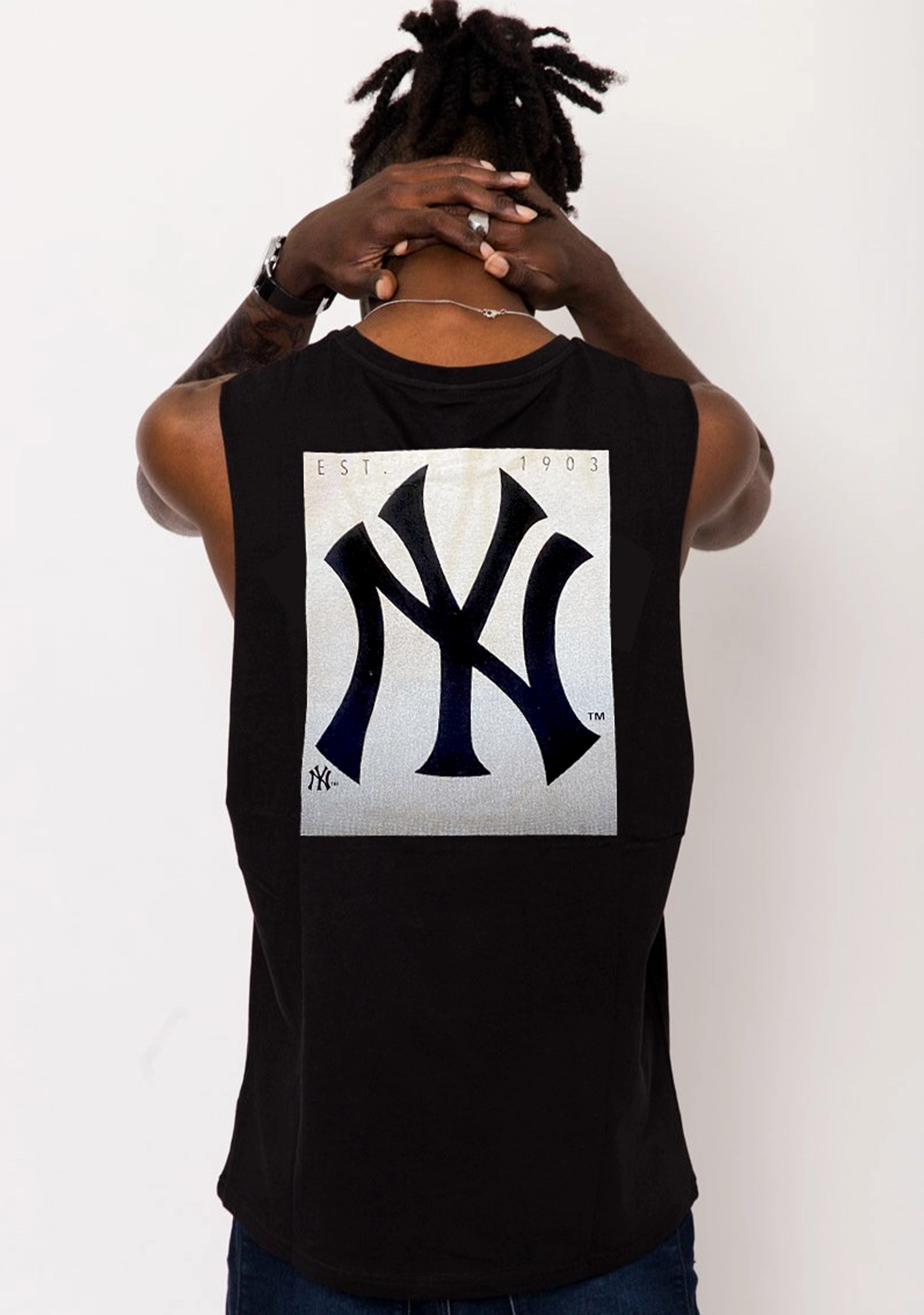 Majestic Athletic Mens New York Yankees Muscle Tank <br> MJNY0305TK