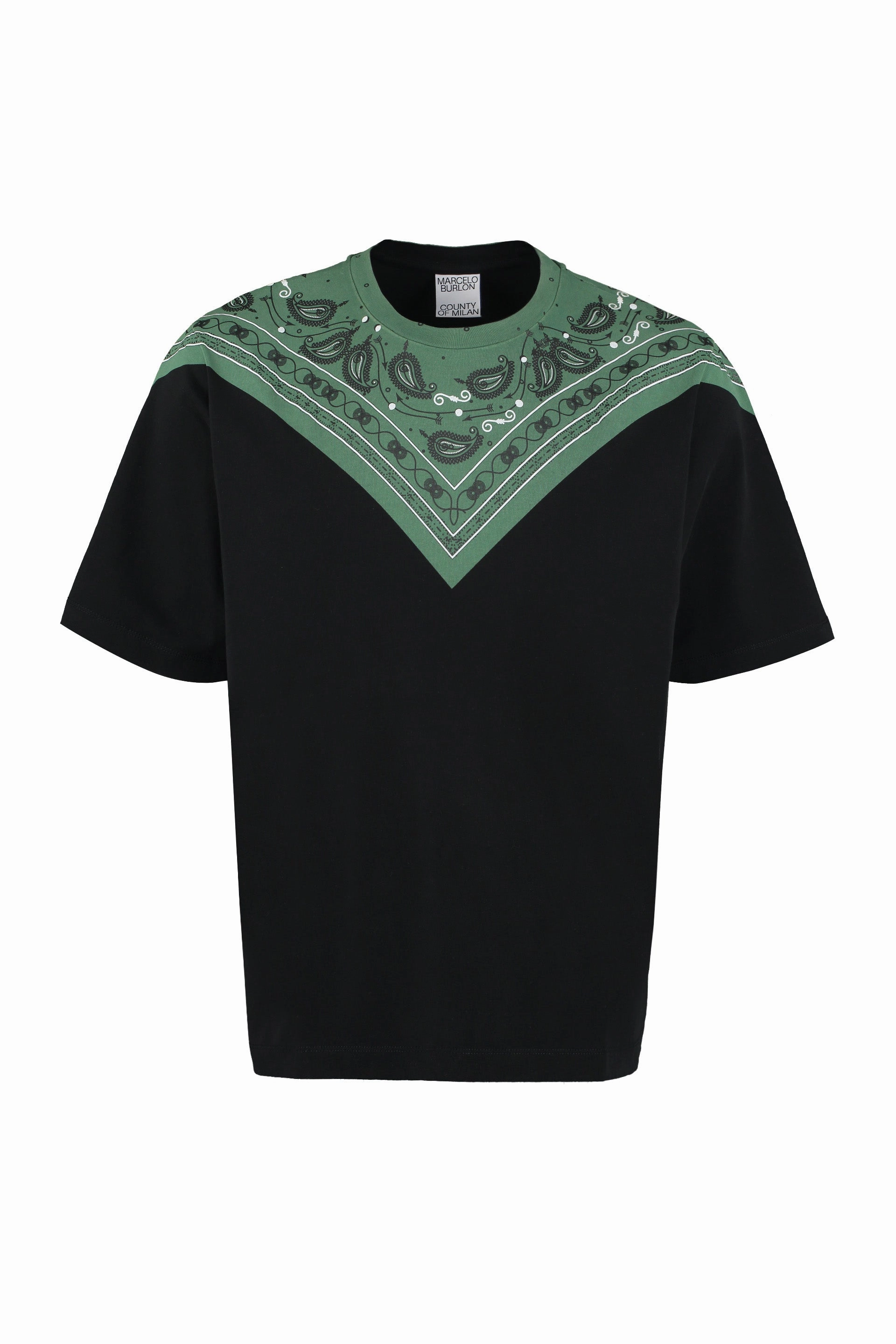 Marcelo Burlon County Of Milan Bandana Printed T-Shirt
