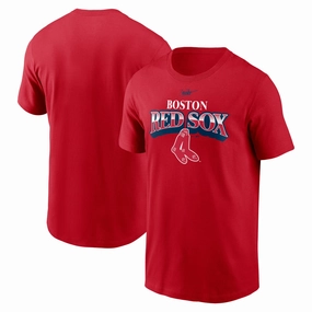 Men's Boston Red Sox Cooperstown Rewind Red T-Shirt