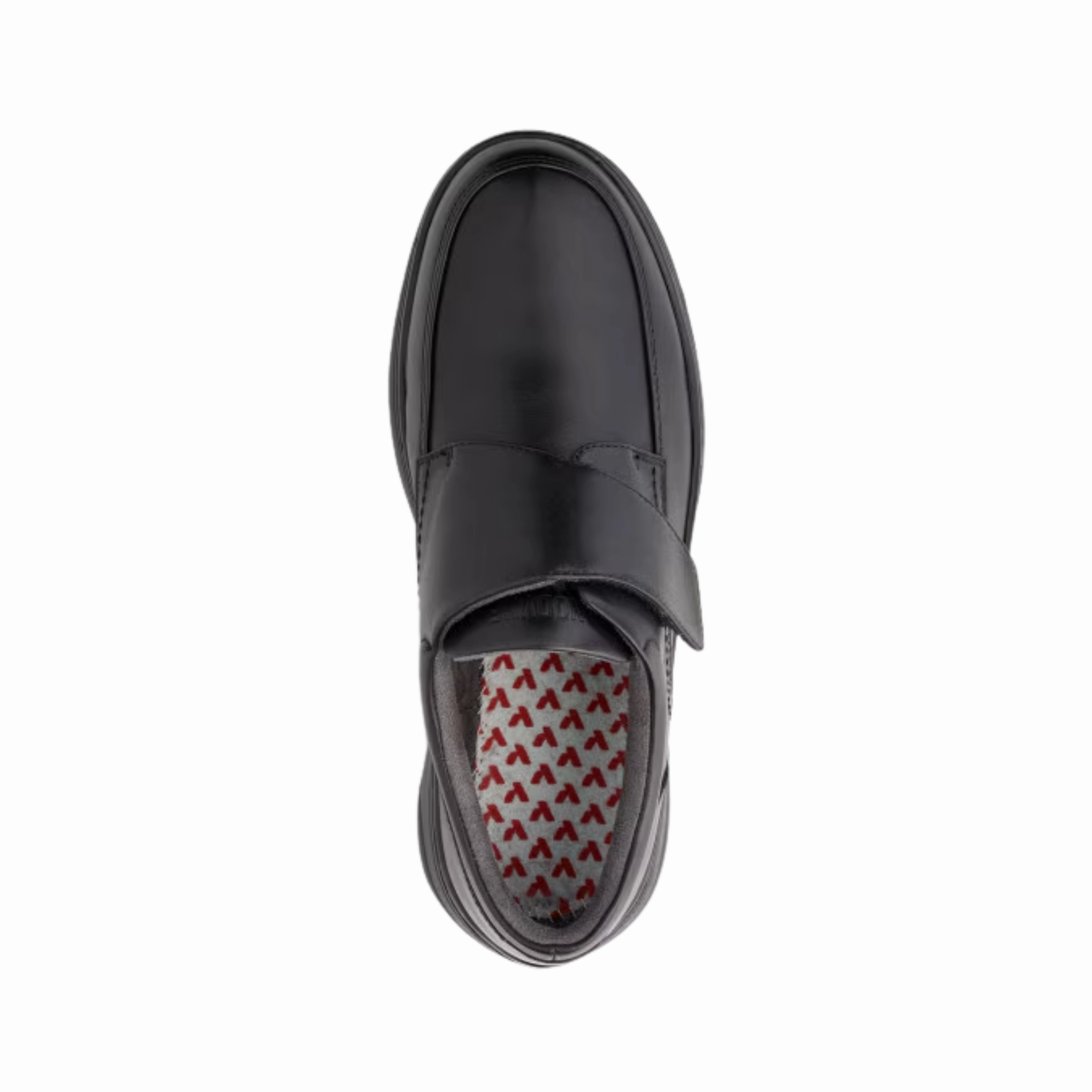Men's Casual Oxford #28 - Black Velcro (Regular Width)