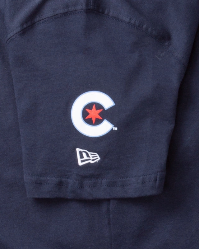 Men's Chicago Cubs City Connect Navy New Era Tee
