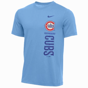Men's Chicago Cubs Nike Valor Blue Triumphant Charge T-Shirt