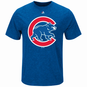 Men's Chicago Cubs Royal Big Logo T-Shirt