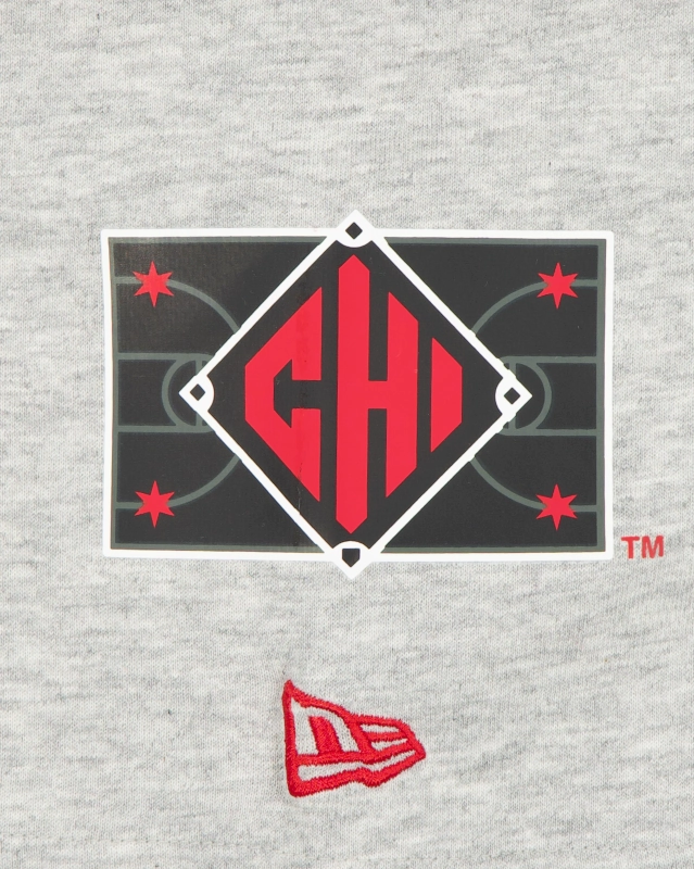 Men's Chicago White Sox 2025 City Connect Heather Gray BP New Era T-Shirt