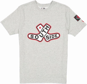 Men's Chicago White Sox 2025 City Connect Heather Gray BP New Era T-Shirt