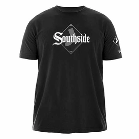 Men's Chicago White Sox City Connect Dual Logo Black New Era Tee