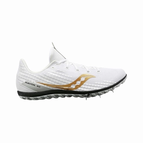 Men's Havok XC3 Spikes - White (Regular Width)