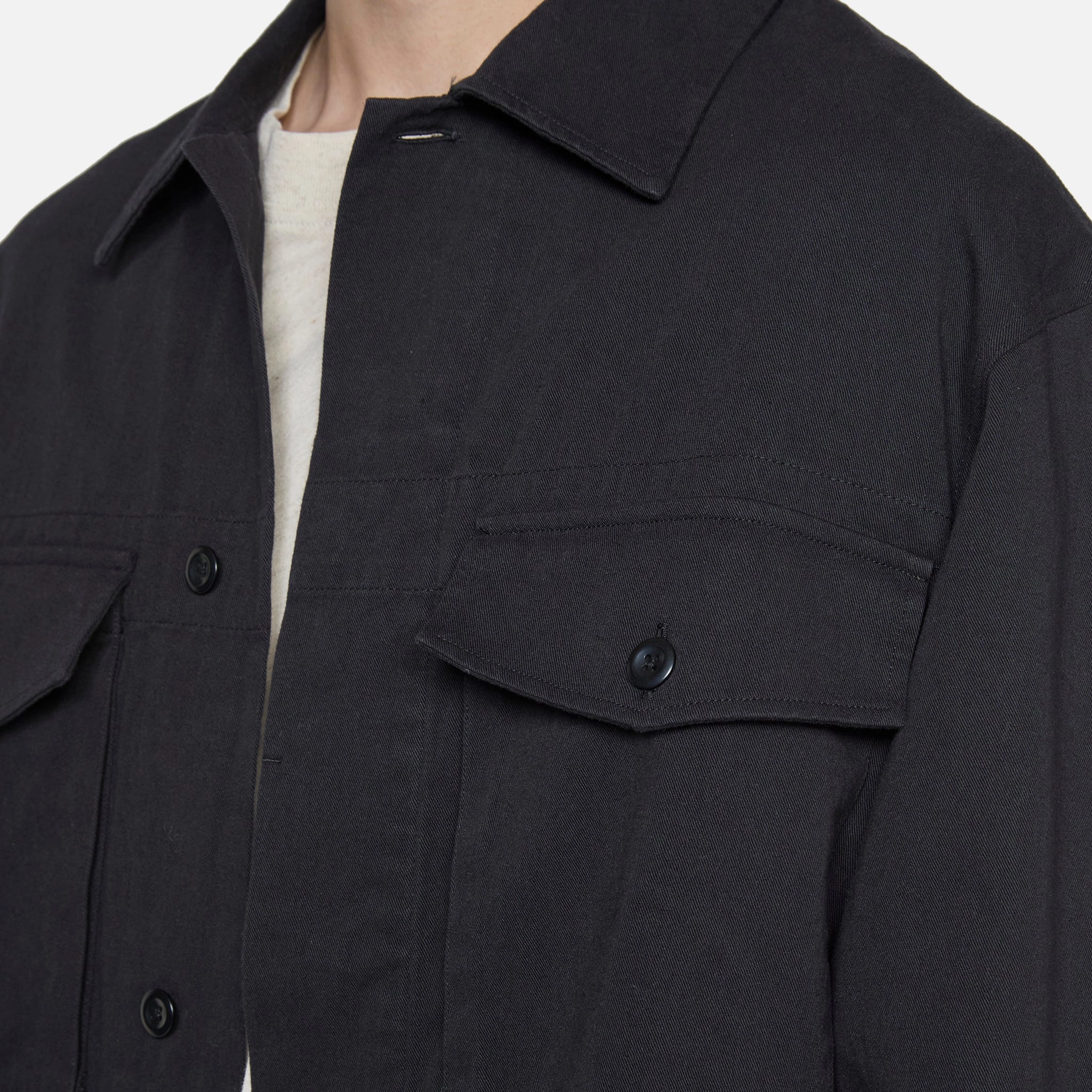 MHL. Drawcord Jacket Black