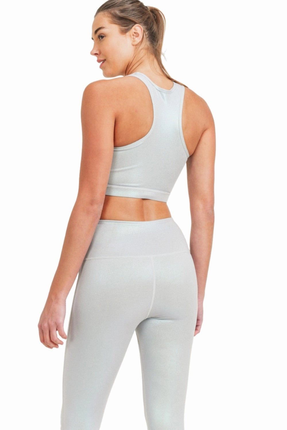 Mono B Metallic High Neck Bra AT2863