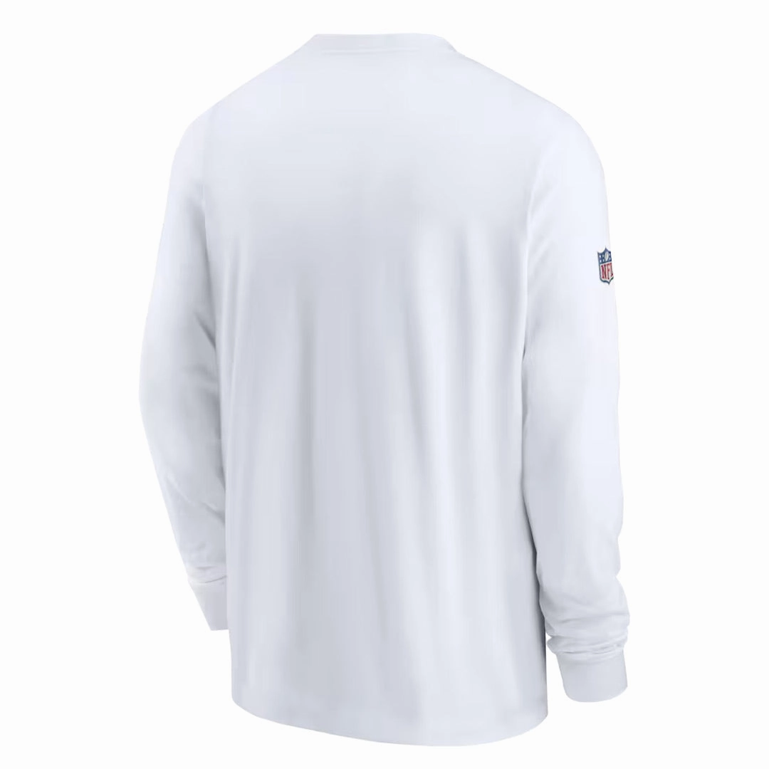 NFL - Men's Green Bay Packers Sideline Performance Long Sleeve Small Logo T-Shirt (NKP8 10A 7T K24)