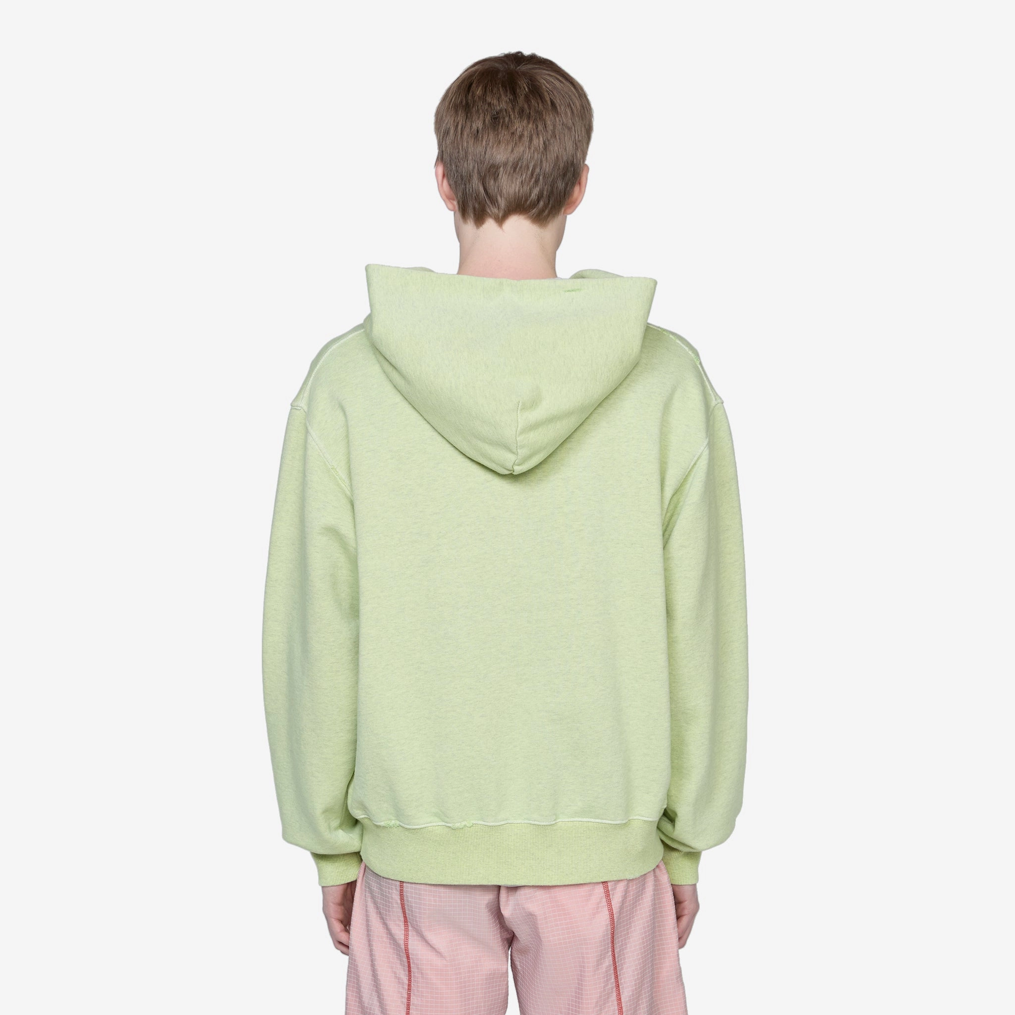 Onyx Zip Up Hoodie Faded Lime