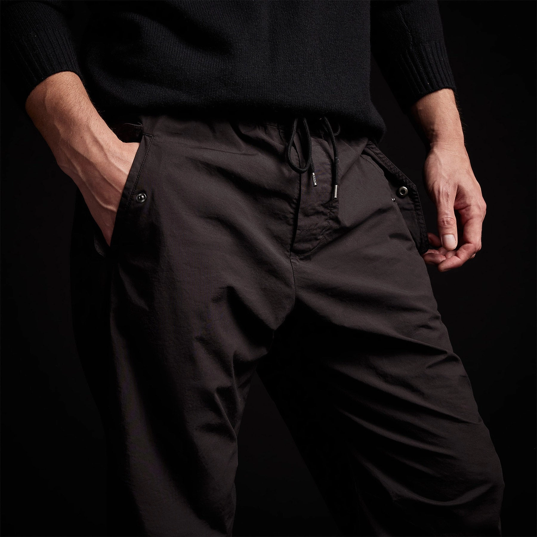 Parachute Flight Pant - Black