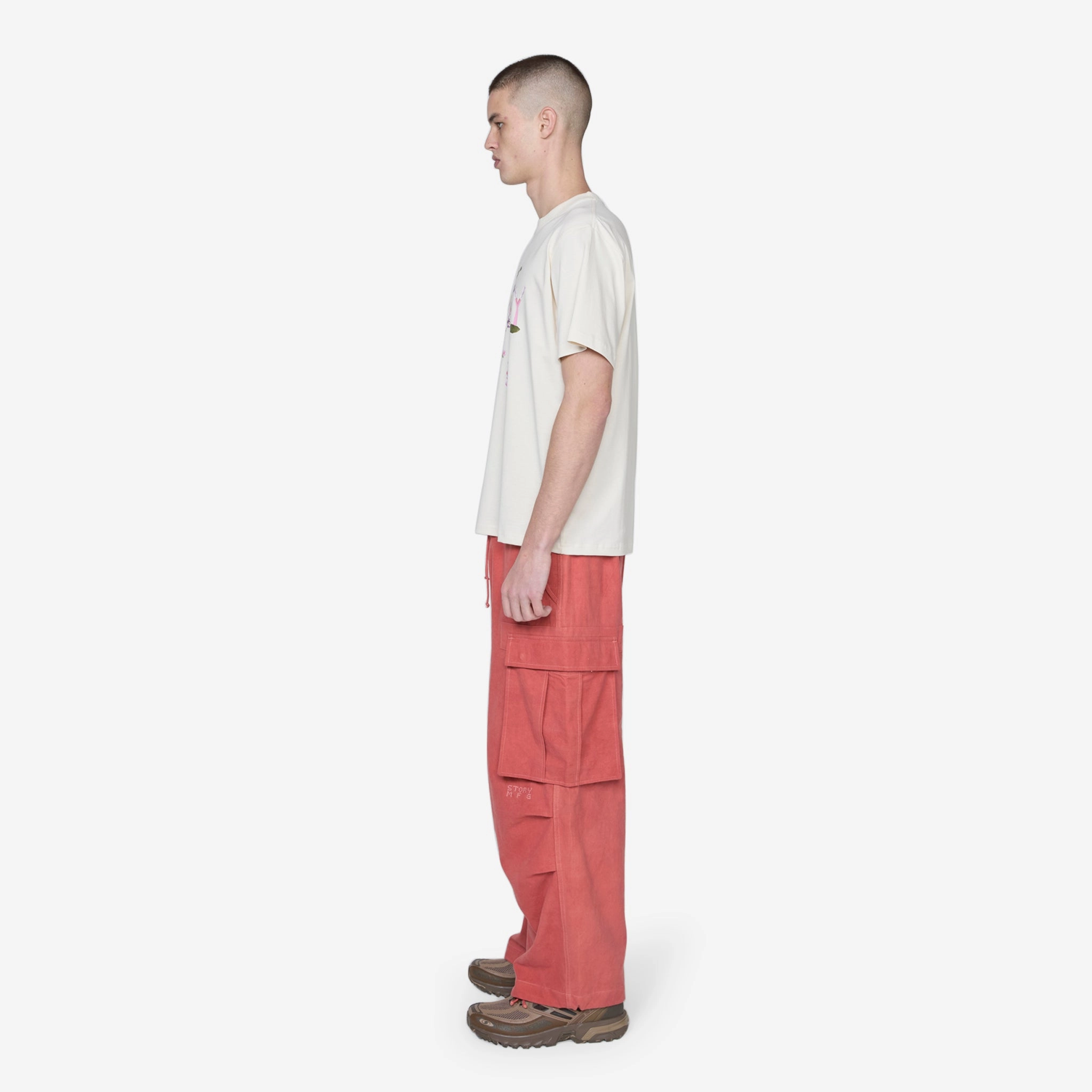 Peace Pant Ancient Pink Slub