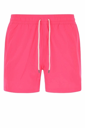 Polo Ralph Lauren Logo Patch Drawstring Swimming Shorts