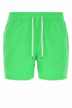 Polo Ralph Lauren Logo Patch Drawstring Swimming Shorts