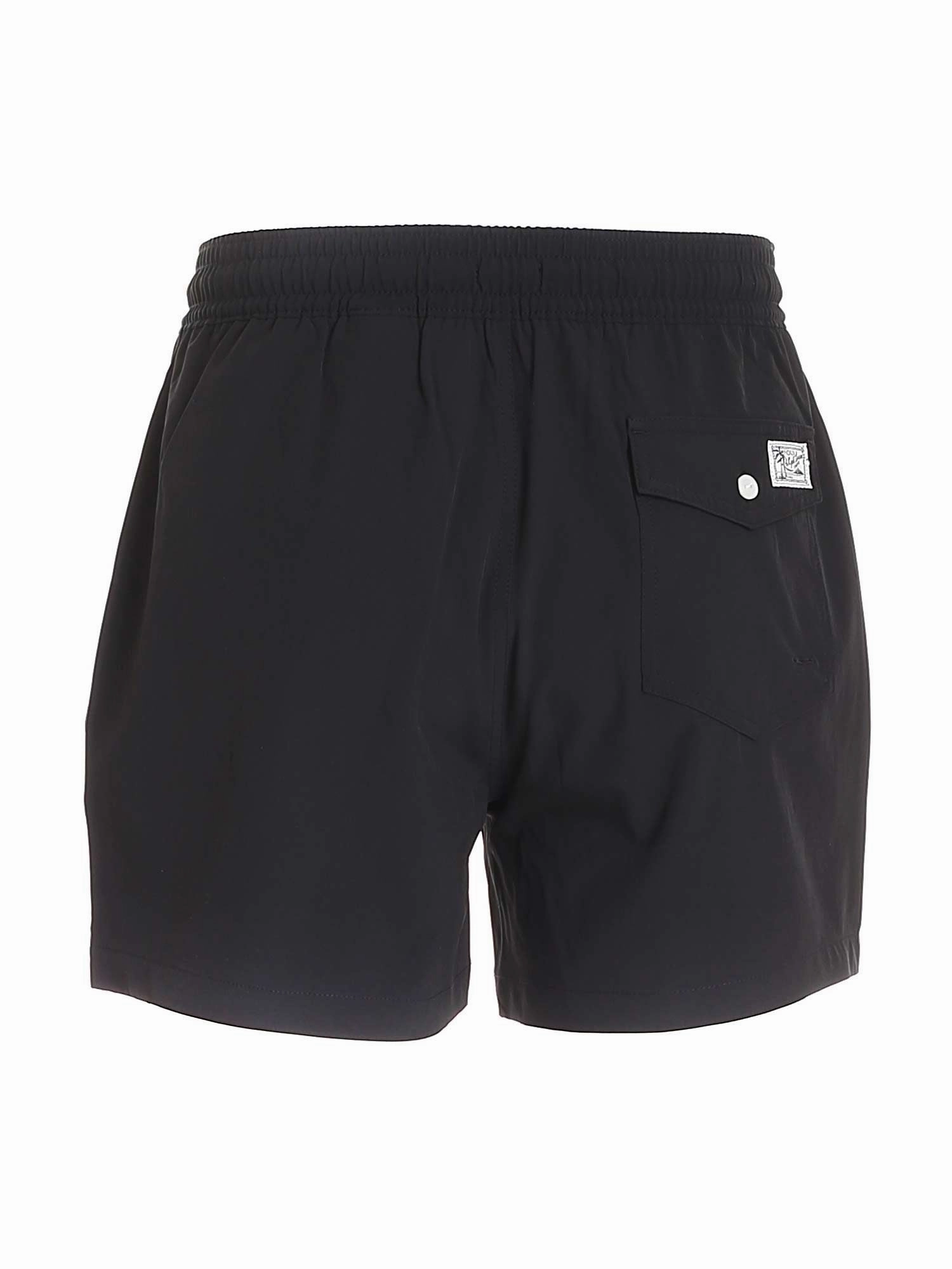 Polo Ralph Lauren Logo Patch Drawstring Swimming Shorts