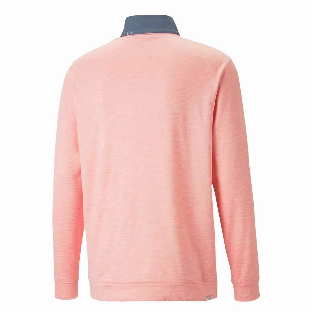 Puma - Men's Cloudspun Colorblock 1/4 Zip Sweater (537463 05)