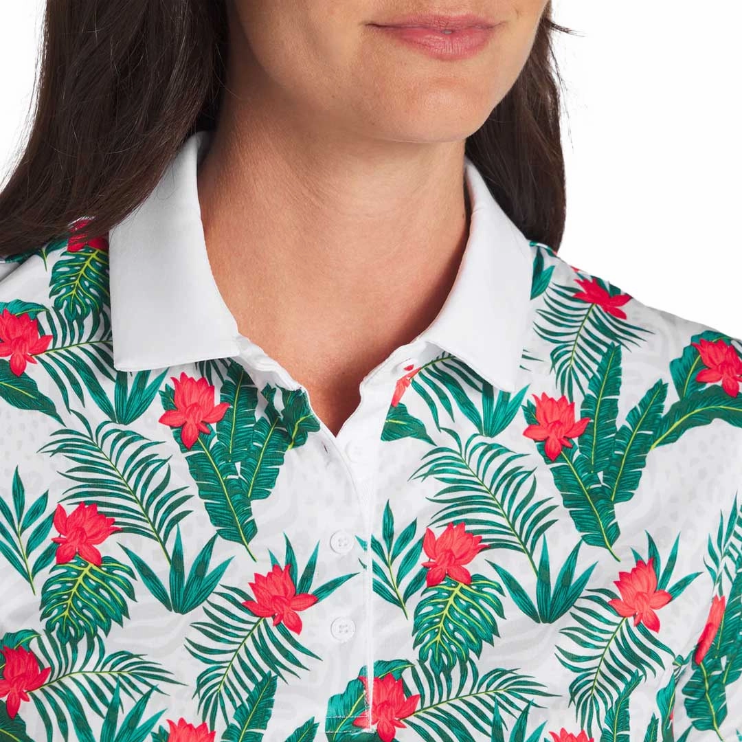 Puma - Women's MATTR Tropic Short Sleeve Golf Polo (623925 01)