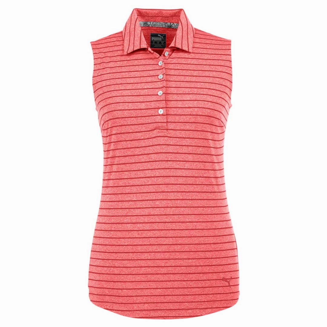 Puma - Women's Rotation Stripe Sleeveless Polo (597222 05)