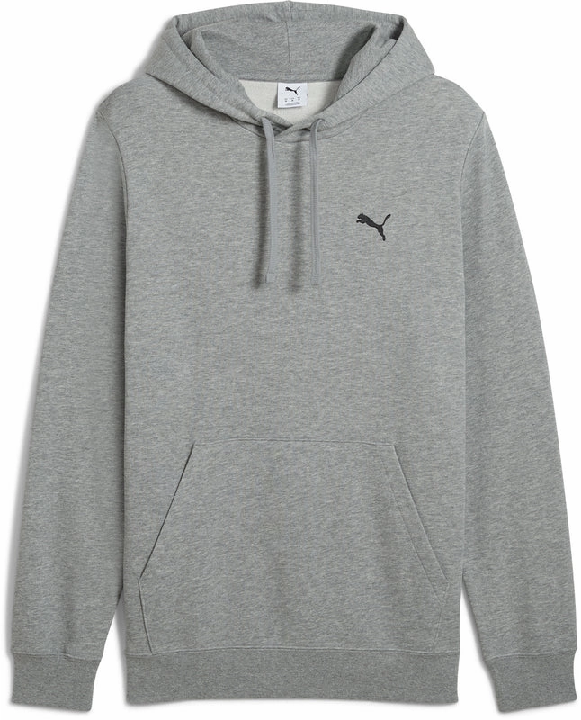 PUMA MEN'S ESSENTIALS SMALL LOGO GREY HOODIE