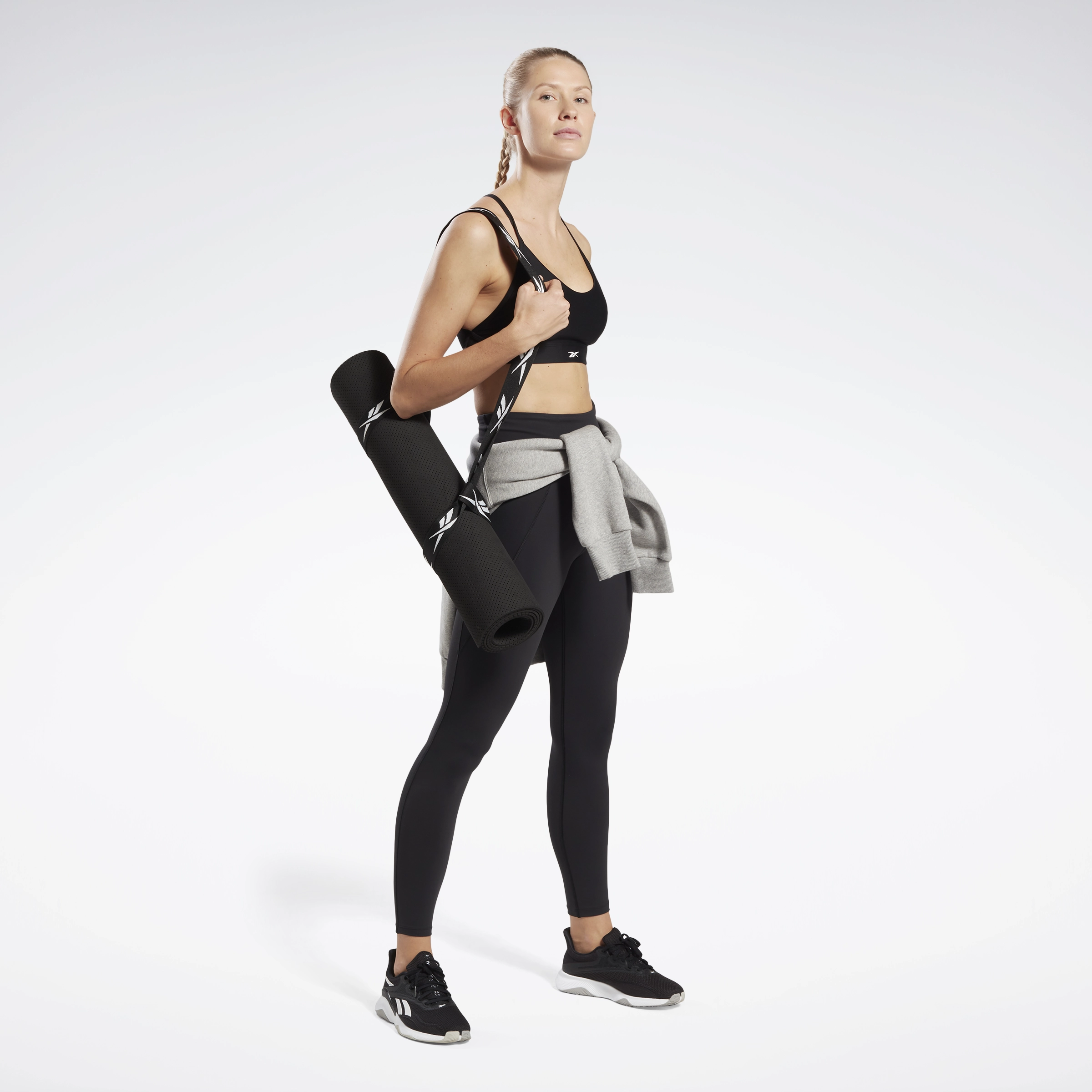 Reebok Lux Strappy Sports Bra Black