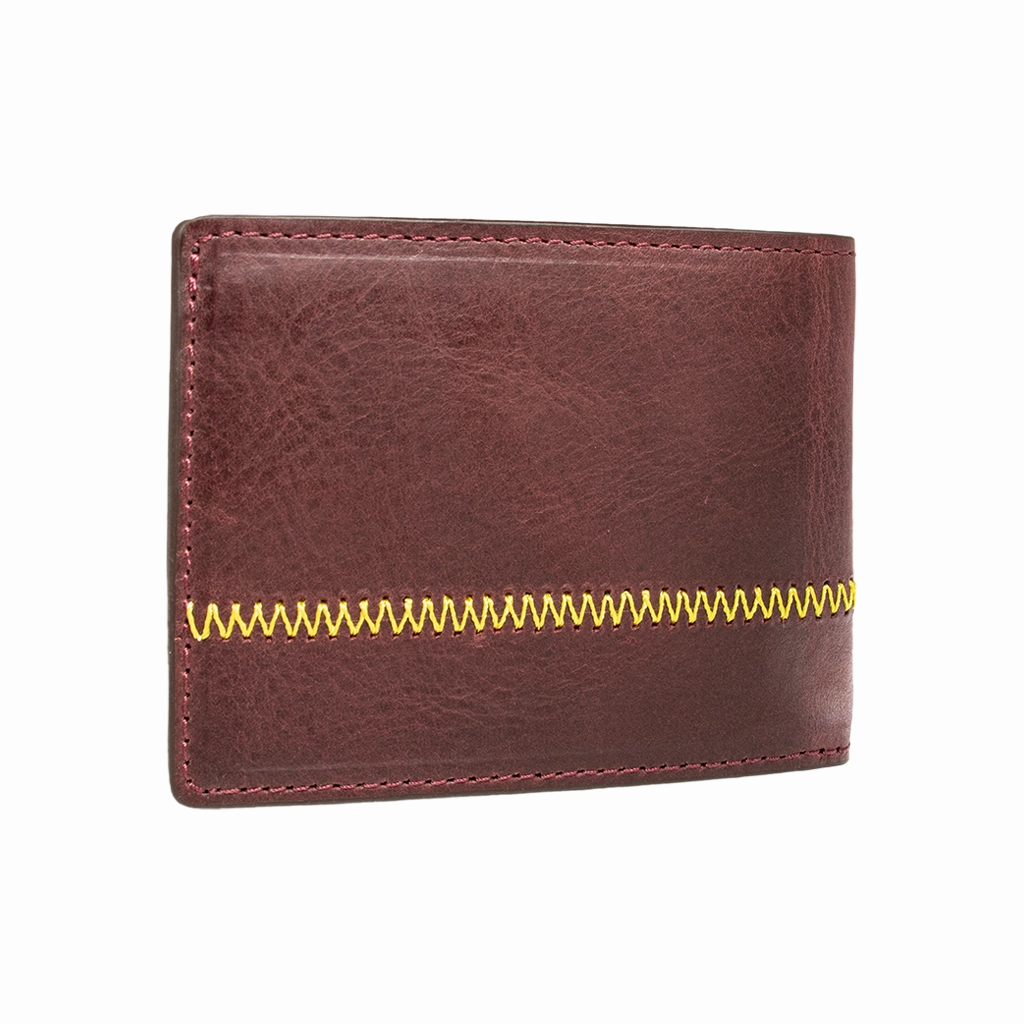 Slim Billfold Wallet Burgundy