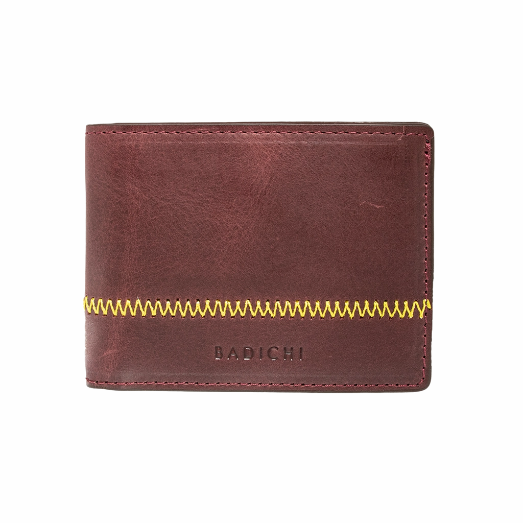 Slim Billfold Wallet Burgundy