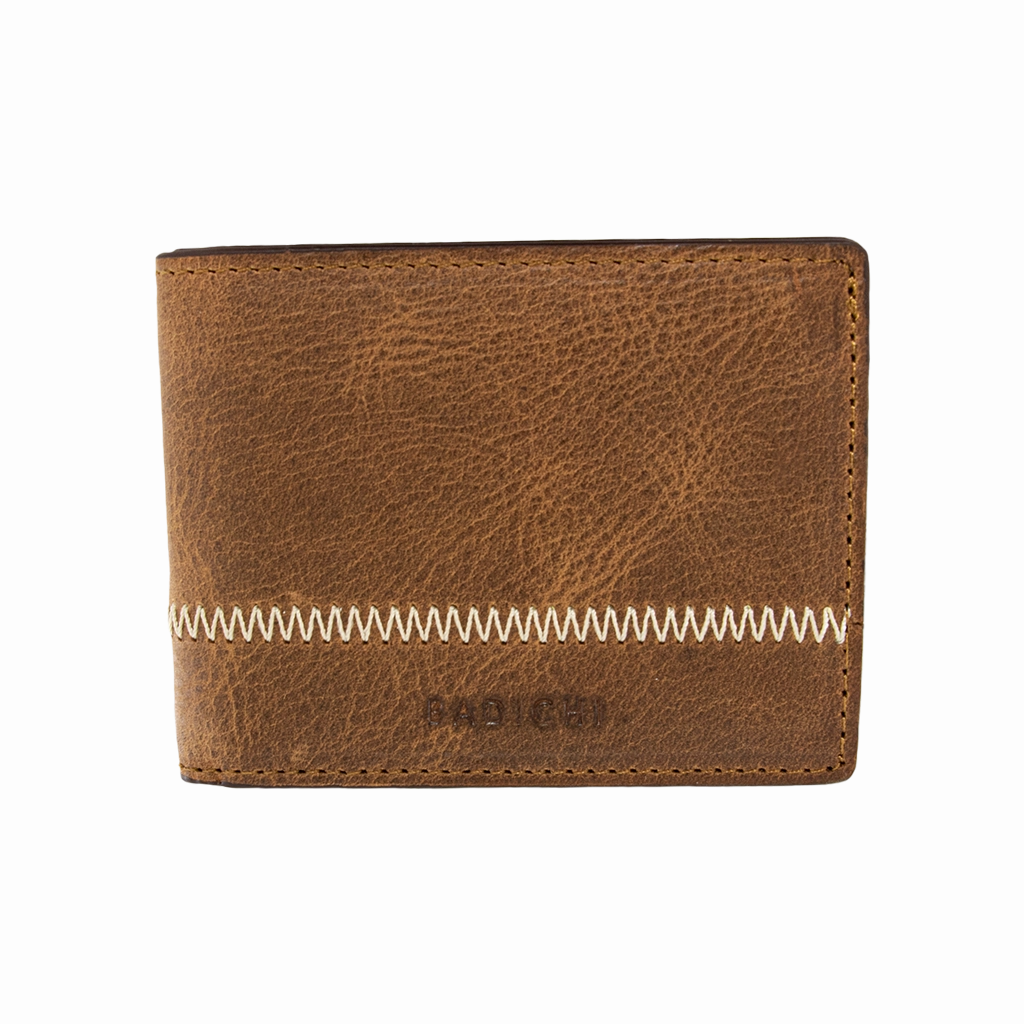 Slim Billfold Wallet Cognac