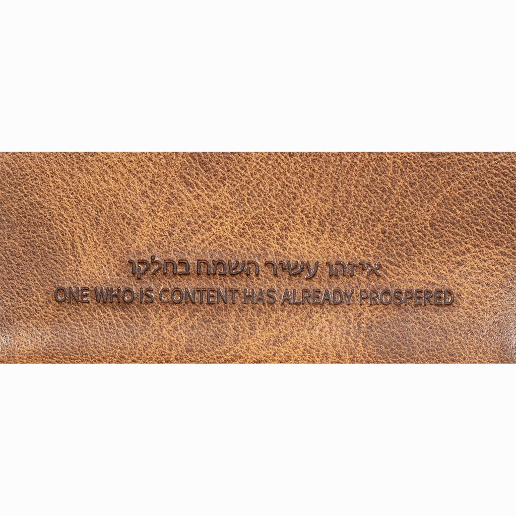 Slim Billfold Wallet Cognac