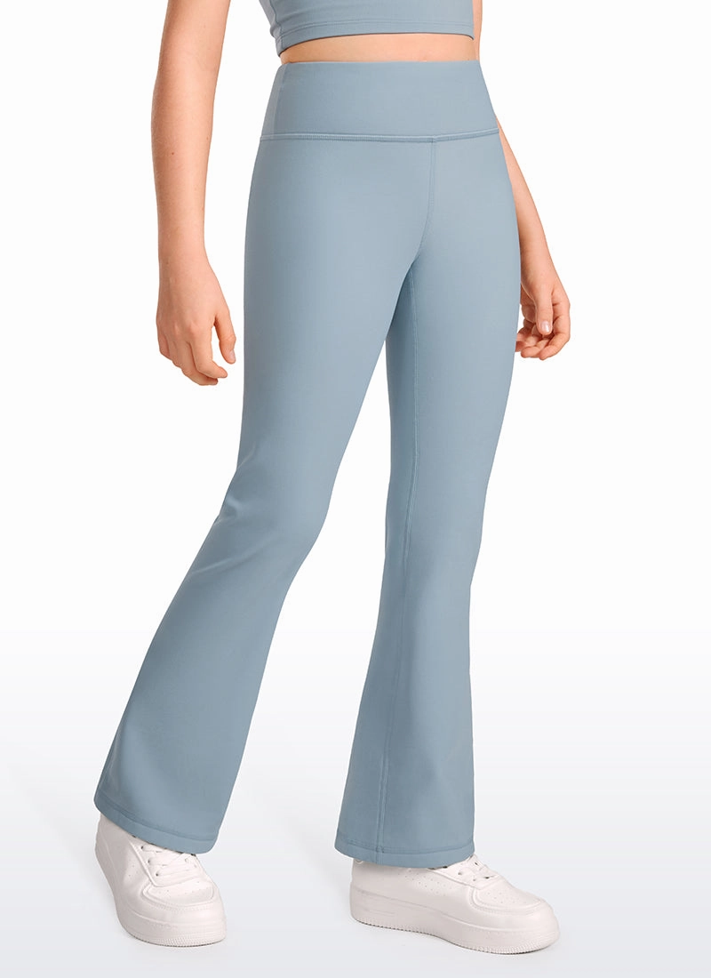 Thermal Fleece Lined Soft Girls Water Resistant Flare Leggings