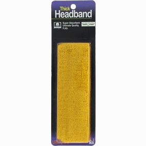 Thick 2-Ply Headband - Gold