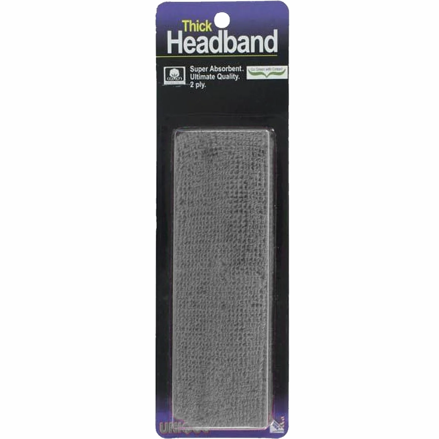Thick 2-Ply Headband - Gray