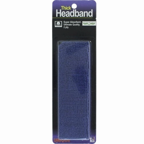 Thick 2-Ply Headband - Navy
