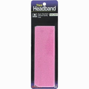 Thick 2-Ply Headband - Pink