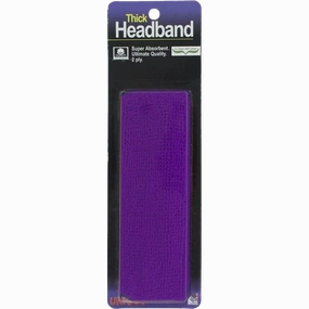 Thick 2-Ply Headband - Plum