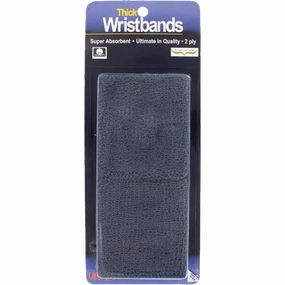 Thick 2-Ply Wristband - Navy