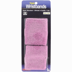 Thick 2-Ply Wristband - Pink